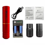 Jieciron JC13 Tattoo Pen (piros) - vezeték nélküli tetováló gép