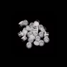Átlátszó műanyag, ink cap, talpas festéktartó kupak (13 mm - M)