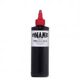 Dynamic Tattoo Ink Union Black (240ml) EU REACH tetováló festék