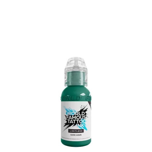 World Famous Tattoo Ink Dark Aqua 1 (30ml) EU REACH tetováló festék