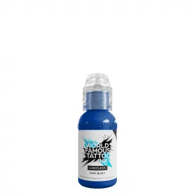 World Famous Tattoo Ink Dark Blue 1 (30ml) EU REACH tetováló festék