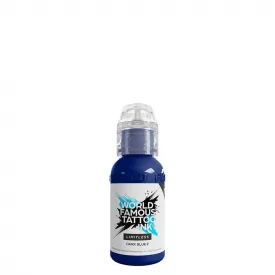 World Famous Tattoo Ink Dark Blue 2 (30ml) EU REACH tetováló festék