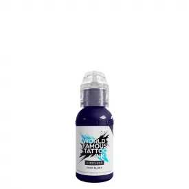World Famous Tattoo Ink Dark Blue 3 (30ml) EU REACH tetováló festék