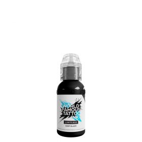 World Famous Tattoo Ink Deep Black (30ml) EU REACH tetováló festék