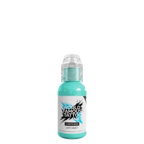 World Famous Tattoo Ink Light Aqua 1 (30ml) EU REACH tetováló festék