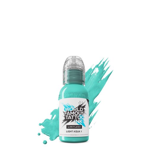World Famous Tattoo Ink Light Aqua 1 (30ml) EU REACH tetováló festék