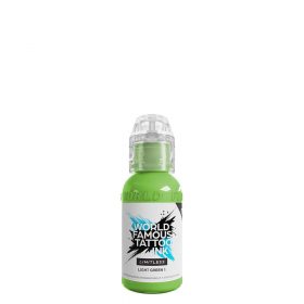World Famous Tattoo Ink Light Green 1 (30ml) EU REACH tetováló festék