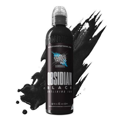 World Famous Tattoo Ink Black Outlining (120ml) EU REACH tetováló festék