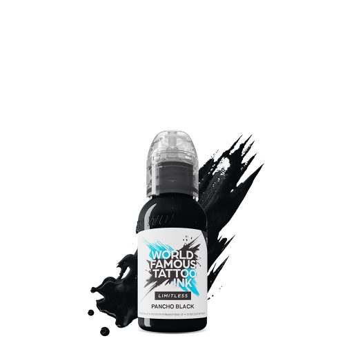 World Famous Tattoo Ink Pancho Black (30ml) EU REACH tetováló festék