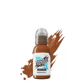 World Famous Tattoo Ink Medium Skin #2 (30ml) EU REACH tetováló festék