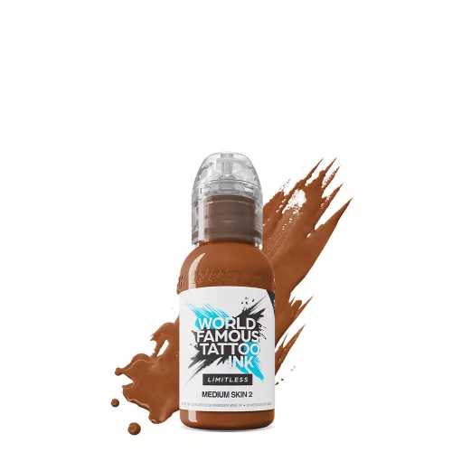 World Famous Tattoo Ink Medium Skin #2 (30ml) EU REACH tetováló festék
